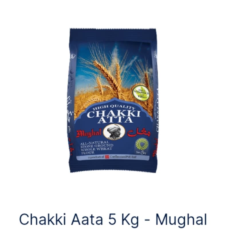 Chakki atta 5kg Mughal