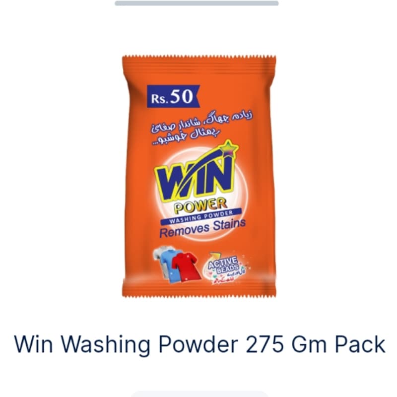 Win Washing powder 275gm pack