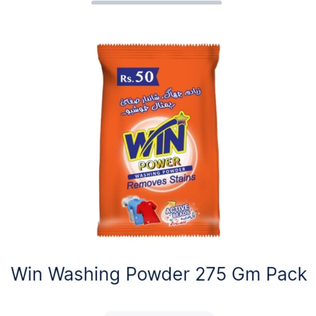 Win Washing powder 275gm pack