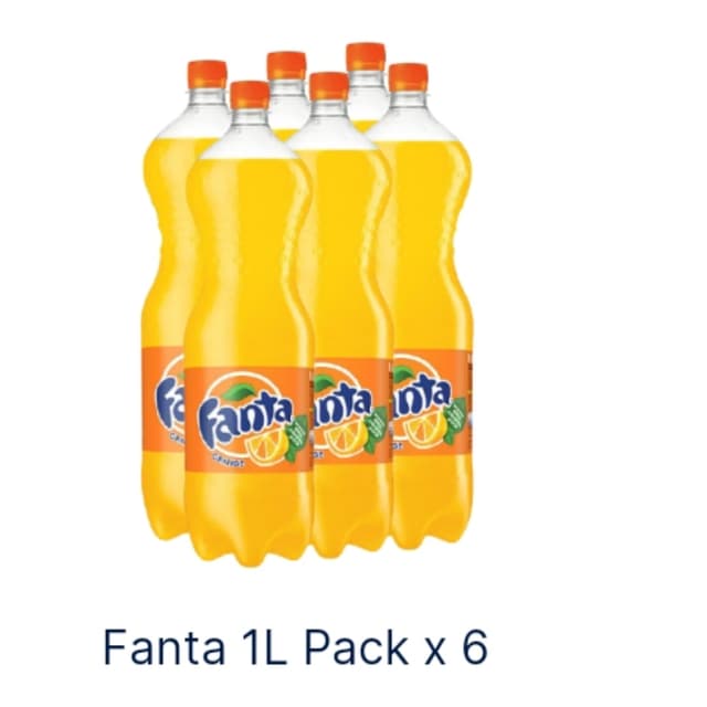 Fanta 1L pack 6