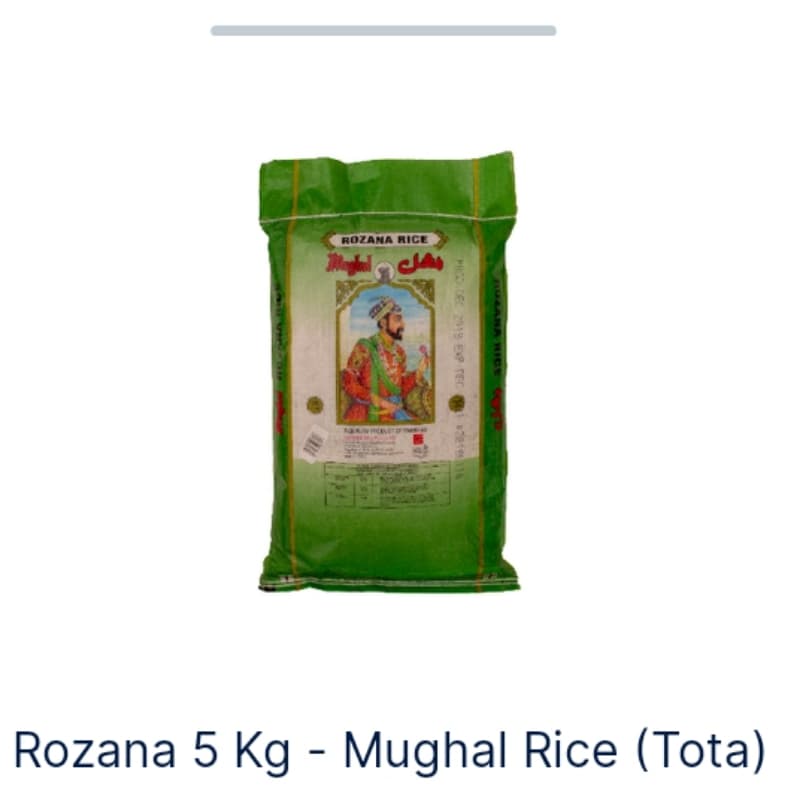 Rozana 5kg Mughal rice tota