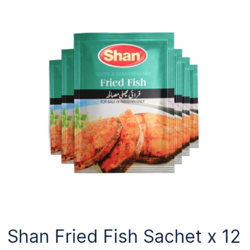 shan fish fry Sachet 12 PCs
