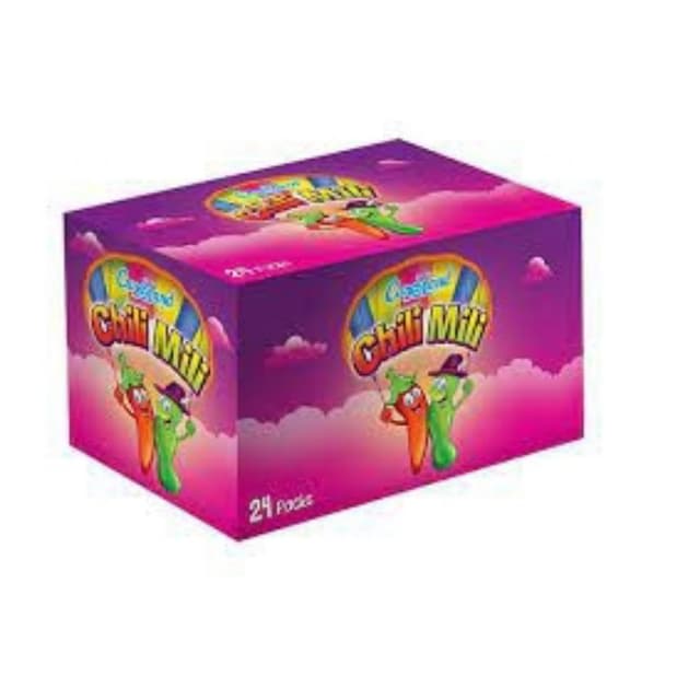 Candy Land chili Mili Rs 5 box 36pcs
