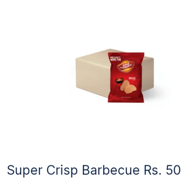 Super Crisp Barbecue Rs 50