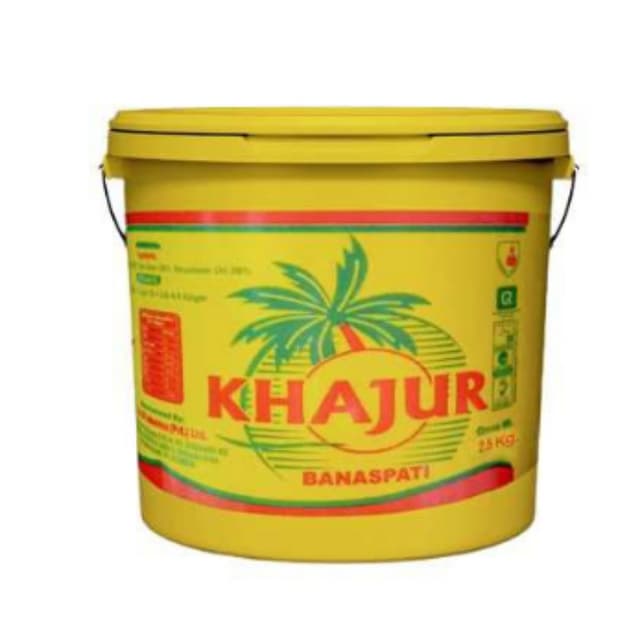 Khajur Banaspati ghee 2.5kg bucket