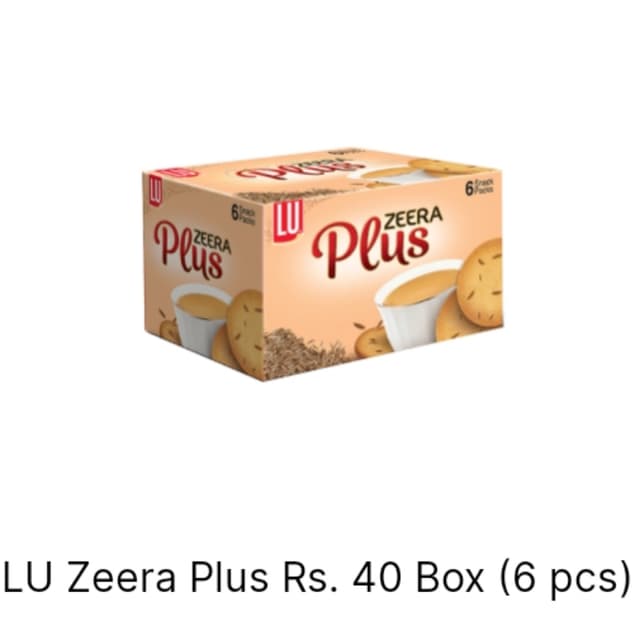 LU Zeera Plus Rs40 box 6pcs
