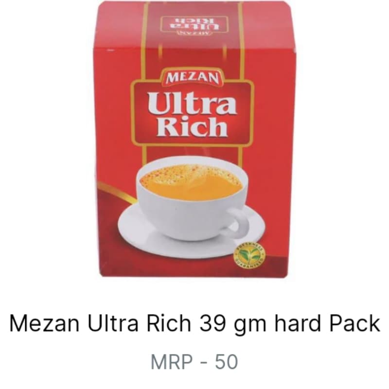 Mezan Ultra Rich 39gm hard pack