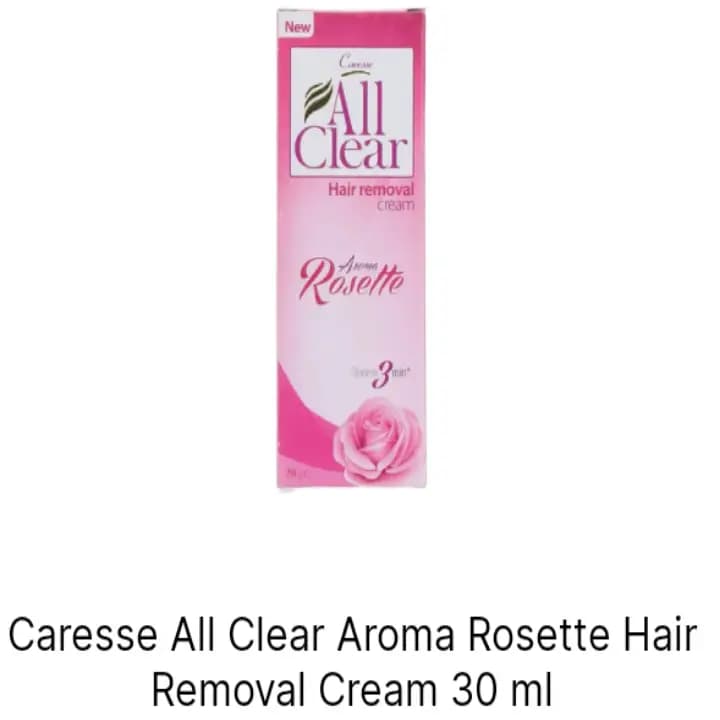 Caresse All Clear Arome rosette hair removal cream 30ml