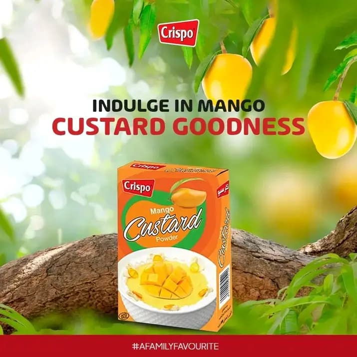 Crispo Mango Custard powder 100gm