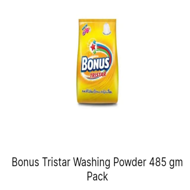 Bonus Trister Washing powder 485gm