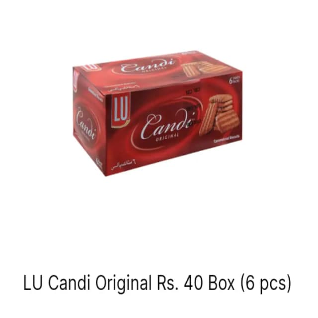LU candi original Rs 40 box (6pcs)
