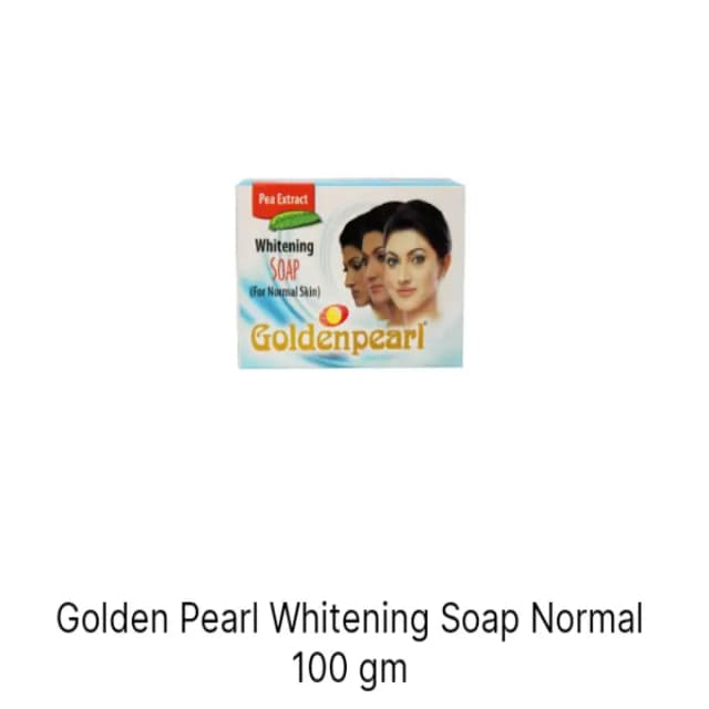 Golden pearl whitening soap Normal 100gm