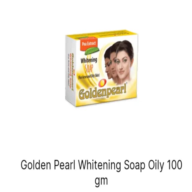 Golden pearl whitening soap oily 100gm