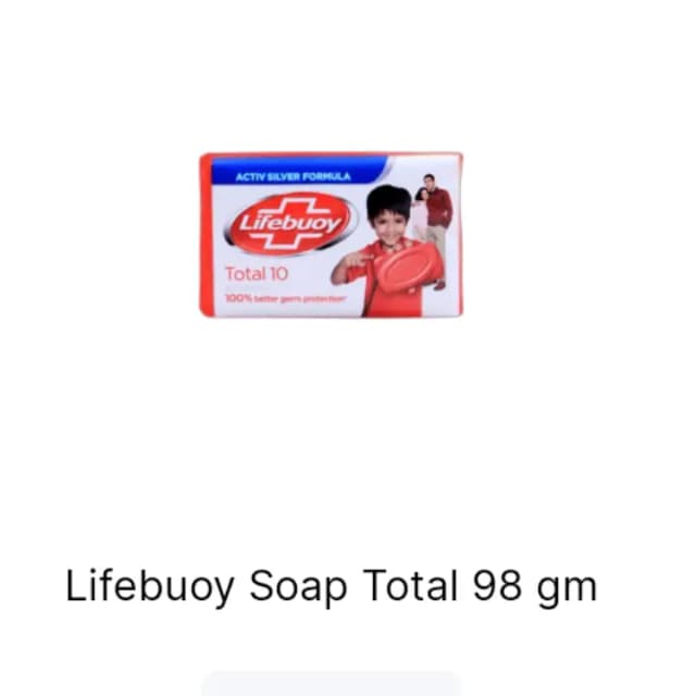 Lifebuoy soap total 98gm
