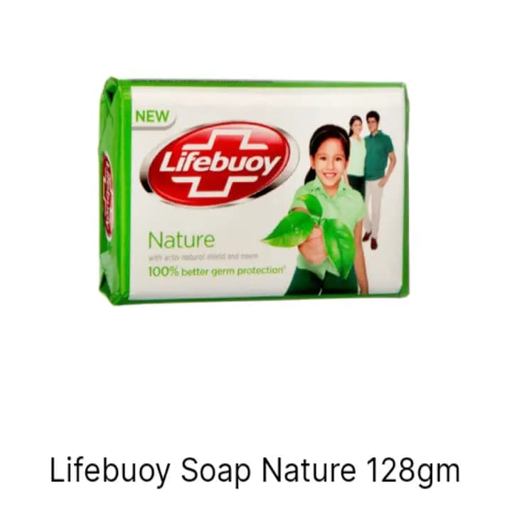 lifebuoy soap natture 128gm